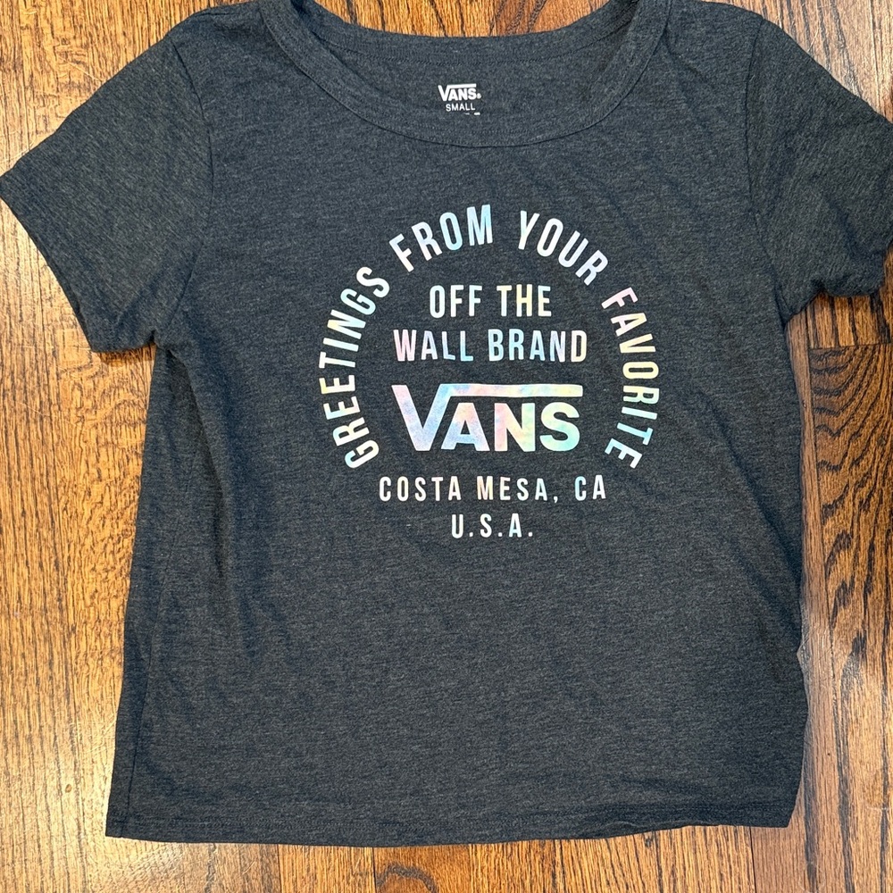 Vans Kids' Charcoal Graphic Tee